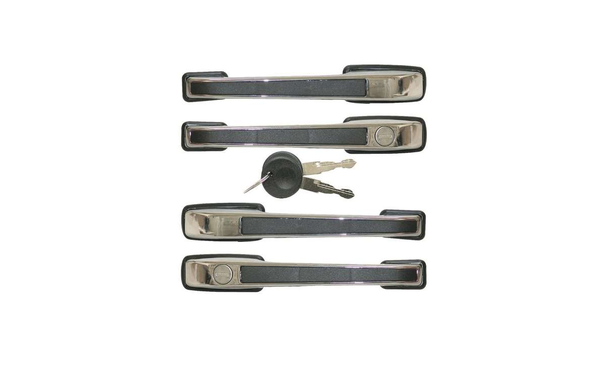 Golf 1 Door Handle Set - Chrome