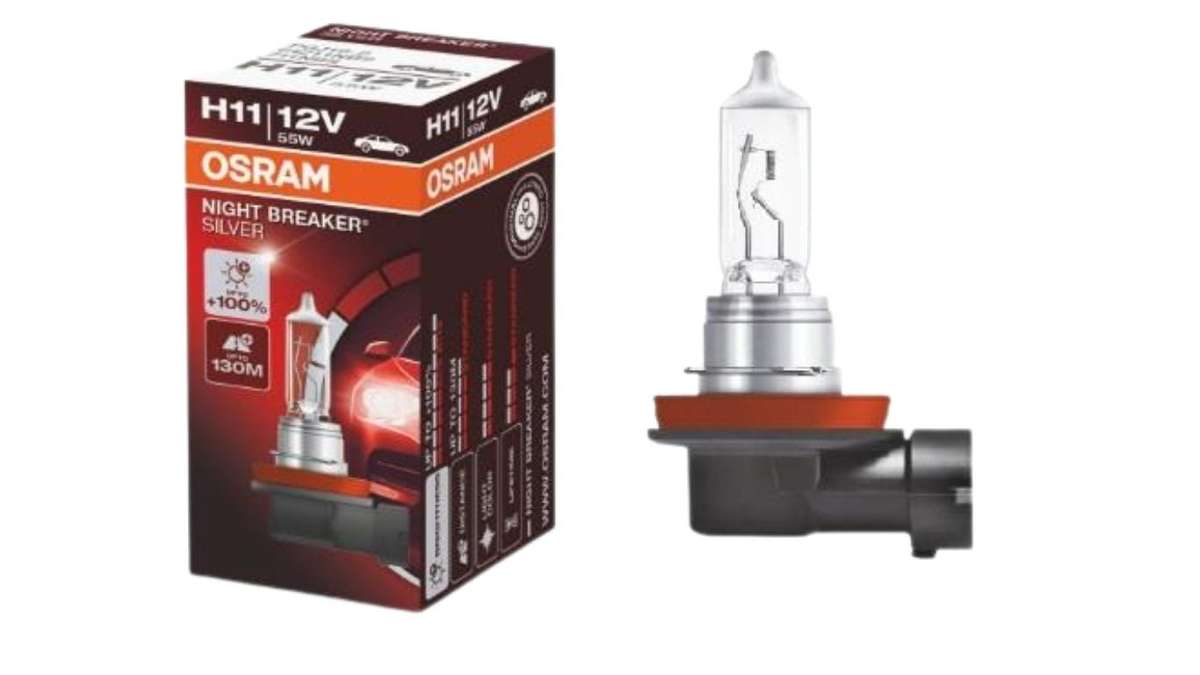 Osram H11 Night Breaker Sliver Globe (12v 55w) - Each