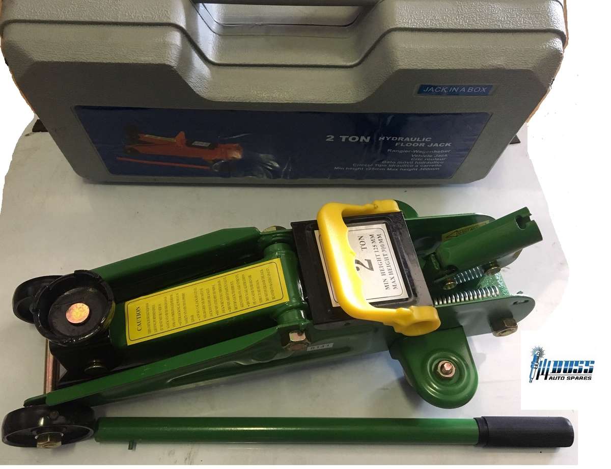 2Ton Trolley Jack in Case. (Includes Case for Easy Storage)