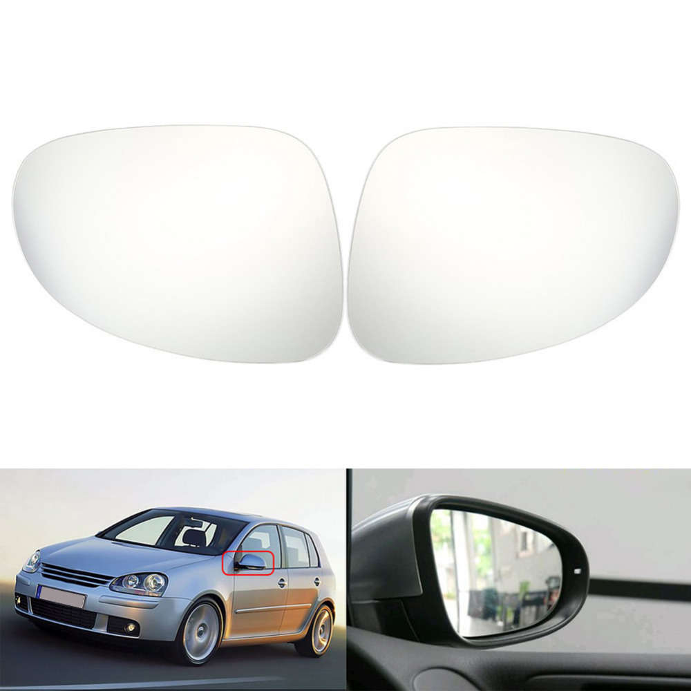 Golf 5 Door Mirror Glass Set 2004-2009