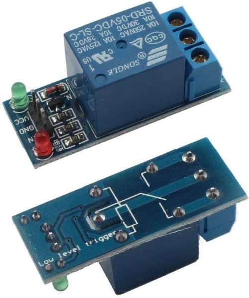 1 Channel Relay Module with Low Level Trigger 5V