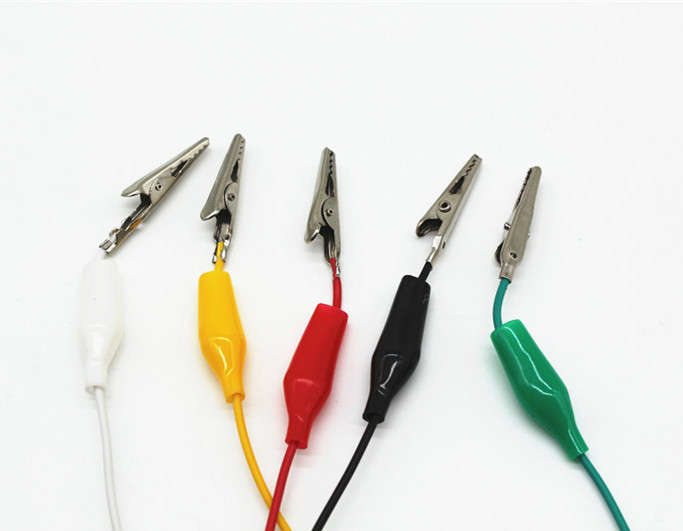Spring Steel test leads Crocodile Clips