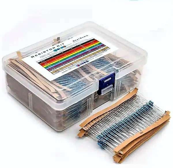 Metal Film Resistors 2600pcs/lot 130 Values 1/4W -1%