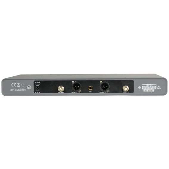 Citronic RU210-H Dual Multi-UHF Handheld System