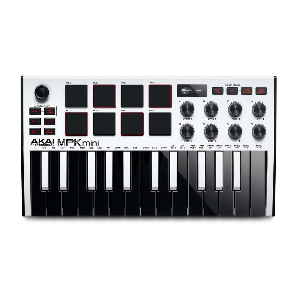 Akai MPK Mini MK3 'White'