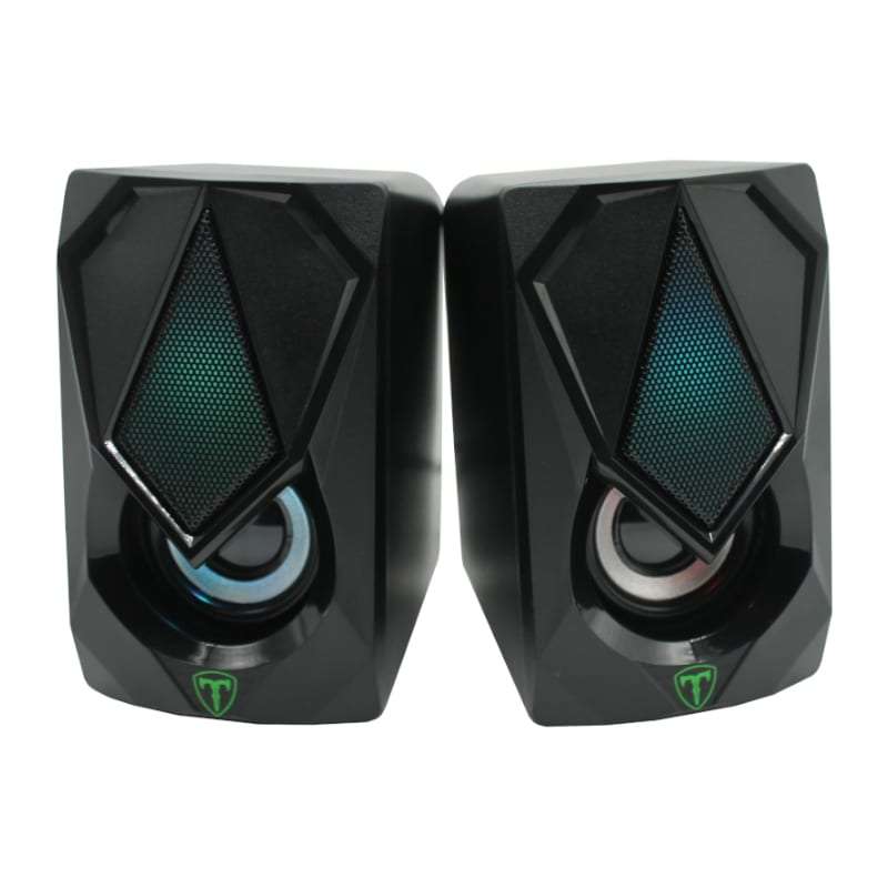 T-Dagger T-TGS500 2 x 3W|3.5mm|RGB Speakers - Black