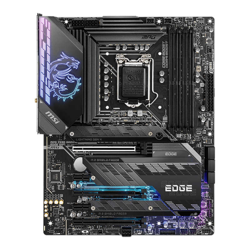 MSI Z590 GAMING EDGE WIFI Intel LGA1200 ATX Gaming Motherboard