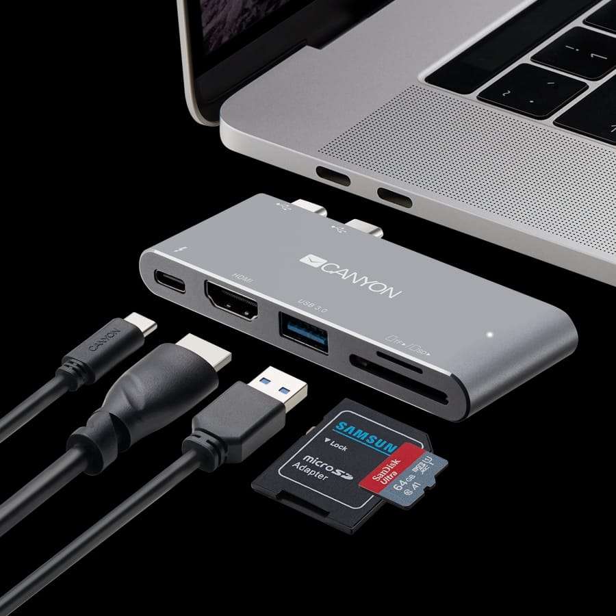 CANYON  USB Hub CNS-TDS05DG
