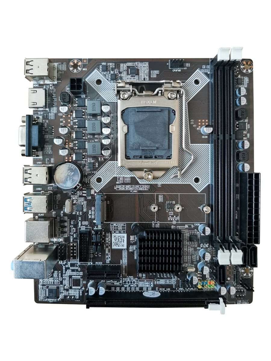Arktek Intel H81 Chipset, Socket LGA1150, Dual Channel DDR3, Integrated Intel Graphics,2 x DDR3 S...