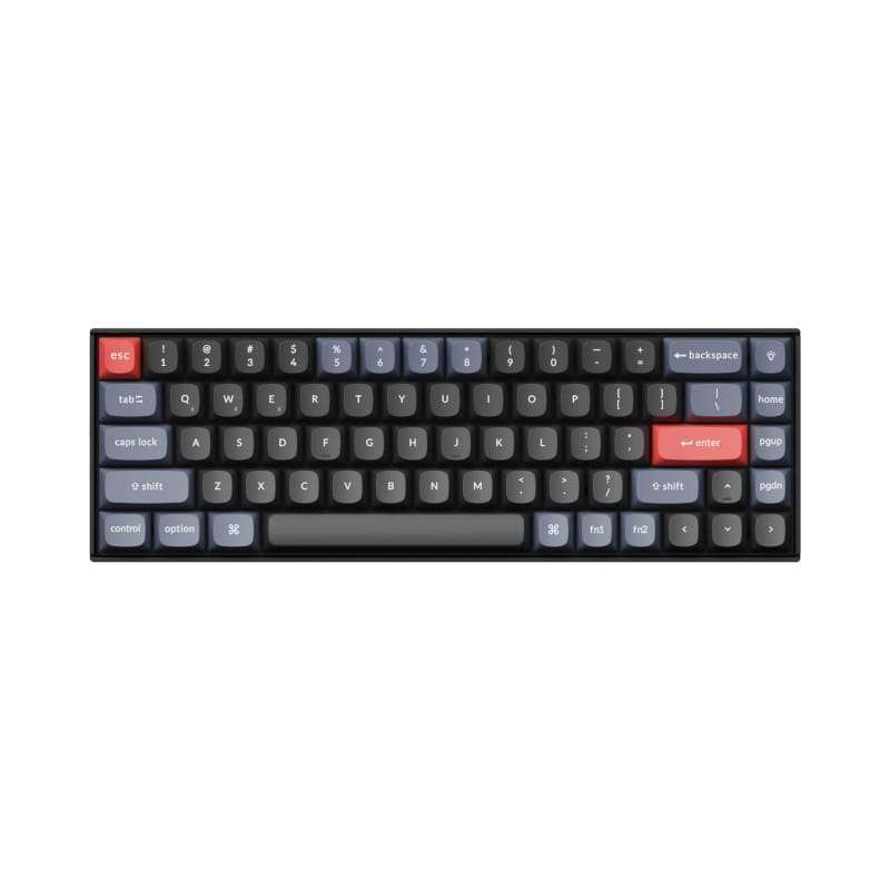 Keychron K6 Pro 65% Red G Pro Switches RGB Wireless Keyboard - Black