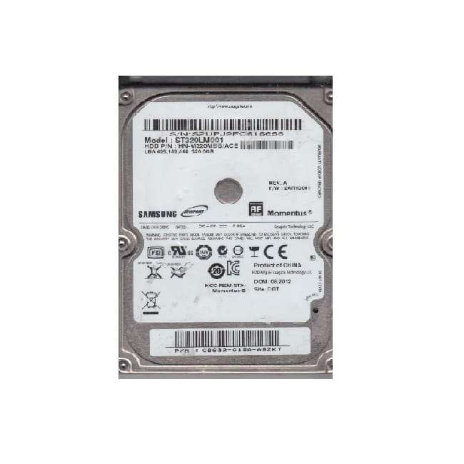 320GB Seagate Momentus, SATA, 3GB/s, 2.5, 5400RPM, 8MB Cache, Notebook HDD