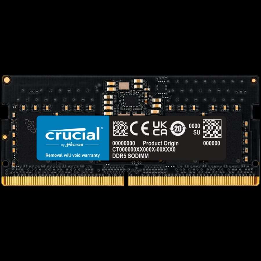 Crucial 8GB 5600MHz DDR5 SODIMM Notebook Memory