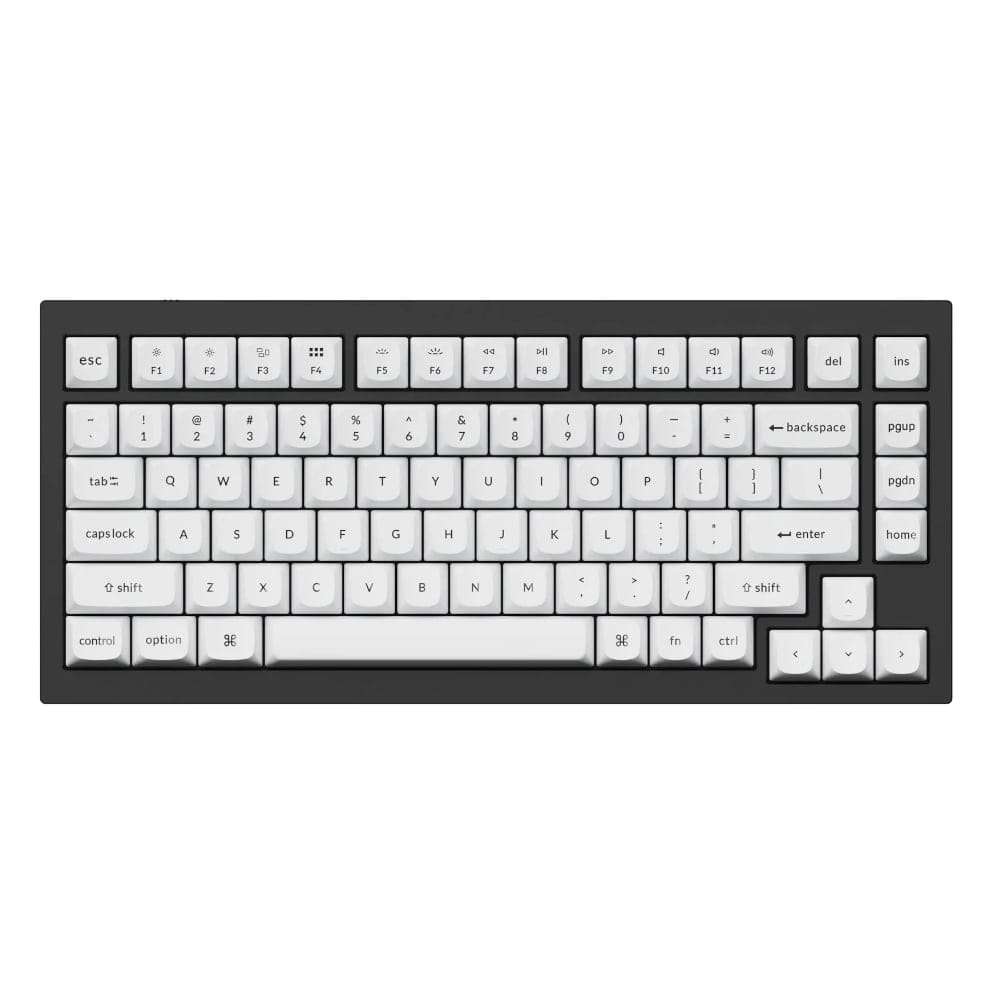 Keychron Double Shot PBT OSA Full Keycap Set - Black/White