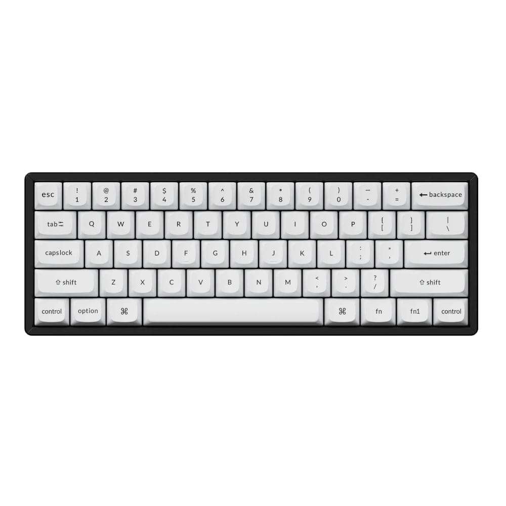 Keychron Double Shot PBT OSA Full Keycap Set - Black/White