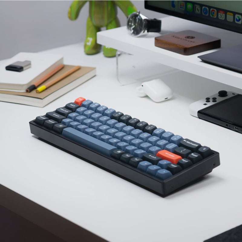 Keychron K6 Pro 65% Red G Pro Switches RGB Wireless Keyboard - Black