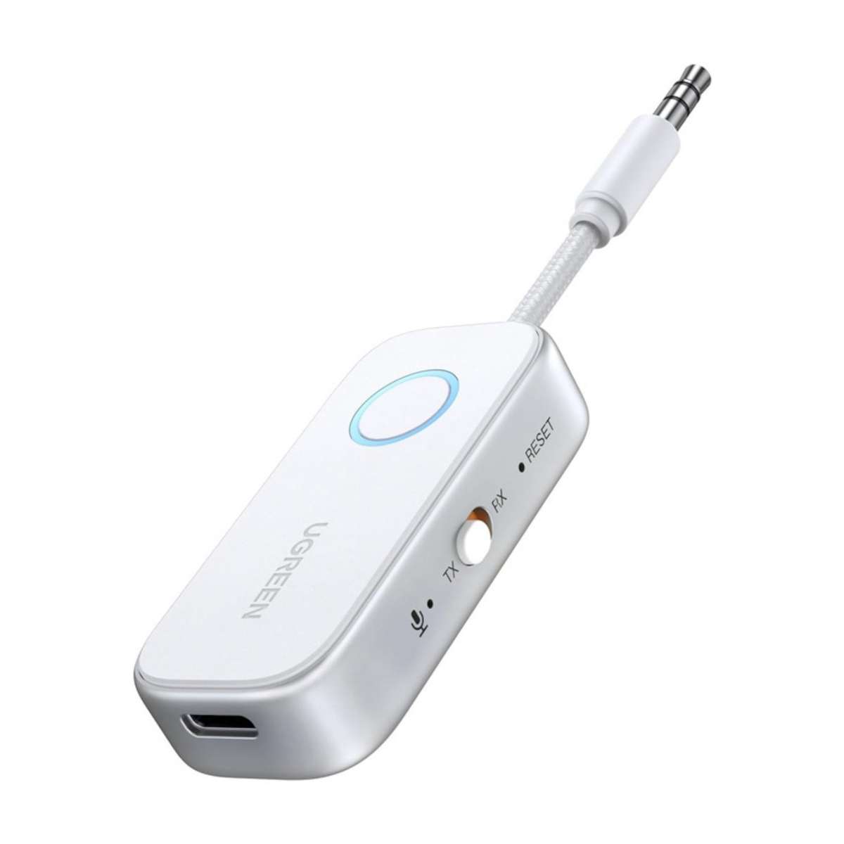 UGreen 3.5mm Bluetooth 5.4 Audio Receiver/Transmitter - White