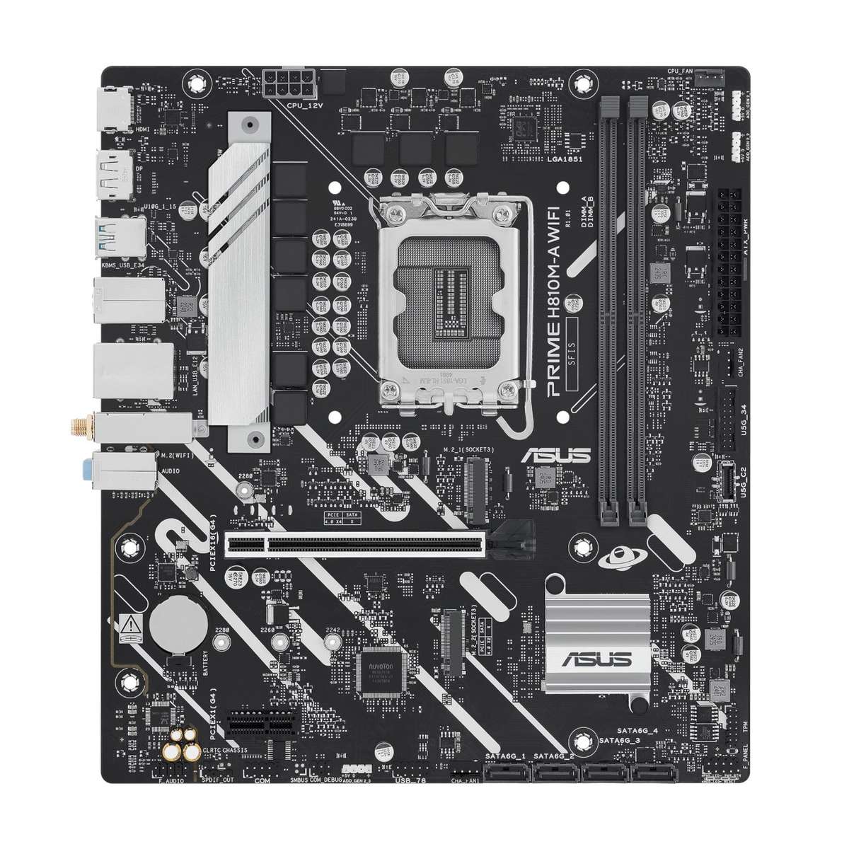 Asus PRIME H810M-A WIFI LGA1851 Micro ATX Motherboard