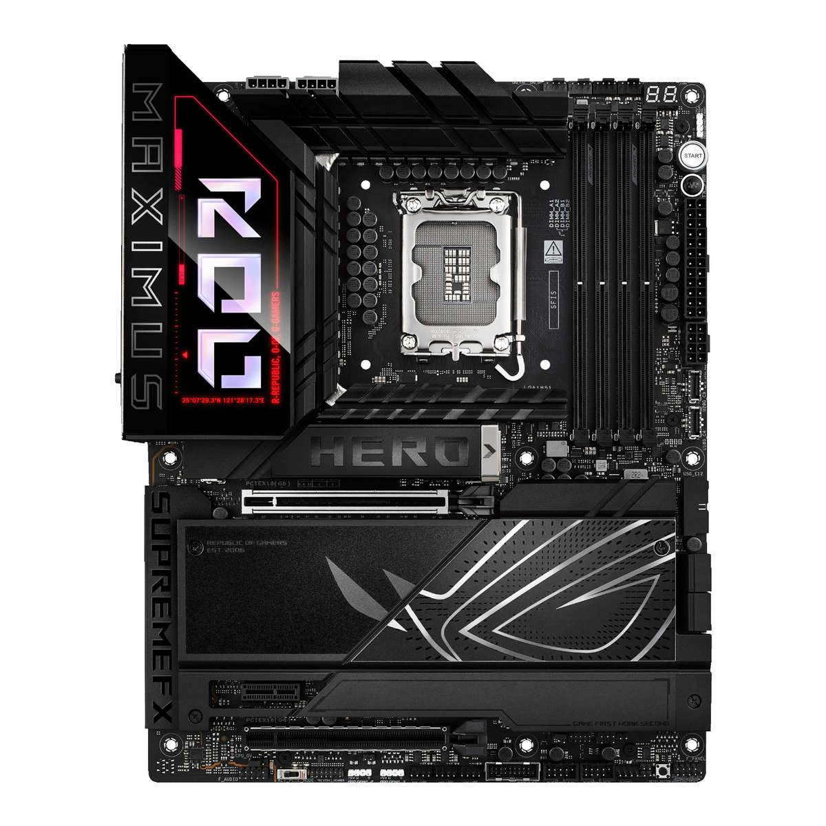 Asus ROG Maximus Z890 Hero Intel LGA1851 ATX Gaming Motherboard