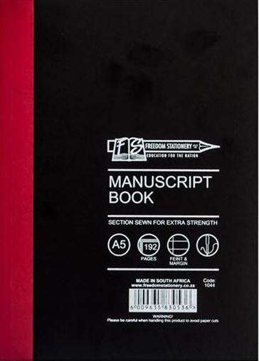 Freedom A5 2 Quire Hard Cover Manuscript Book 192