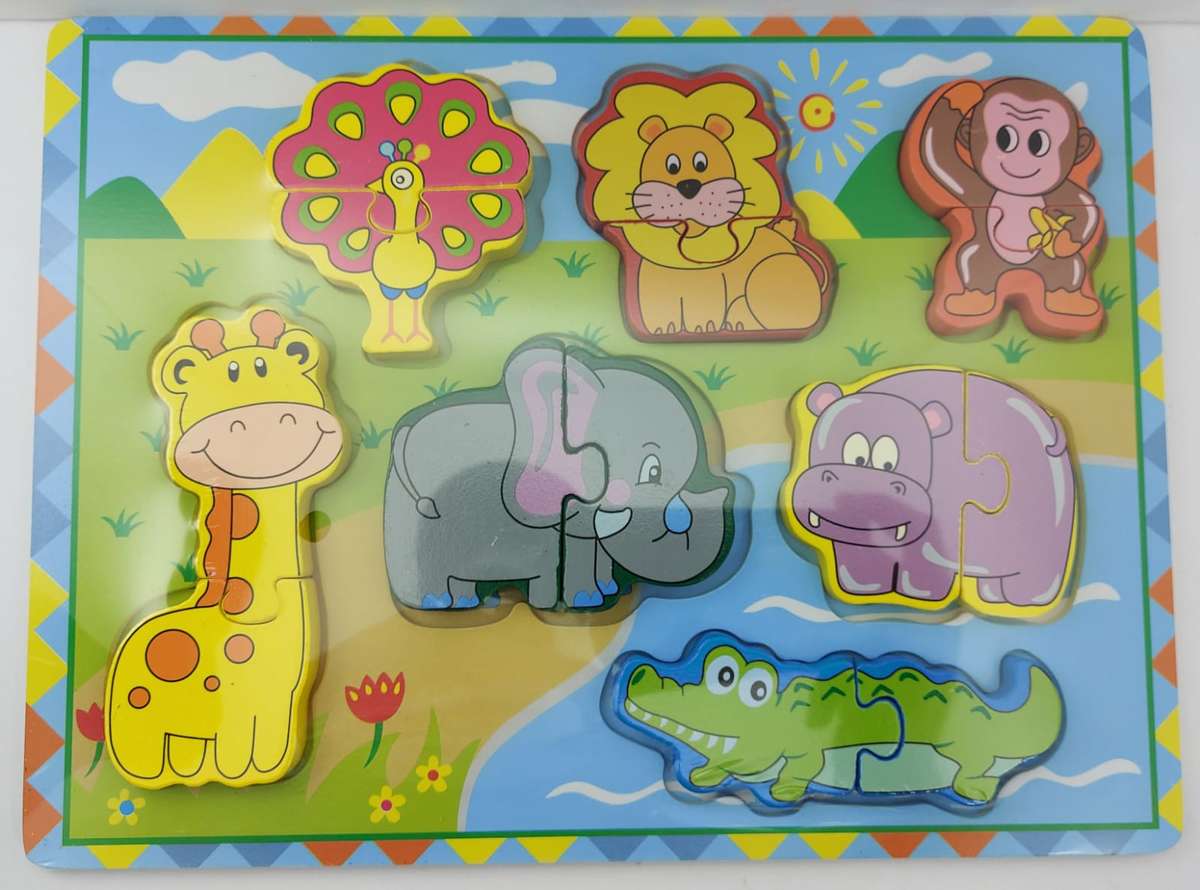 Chunky 2 piece animal puzzle
