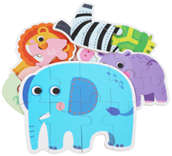 33pcs puzzles wild animals