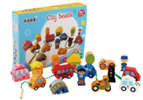 Threading puzzle kit - City design