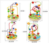 Mini Round beads With round base (4 design mixed)