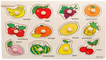 Peg board- fruits
