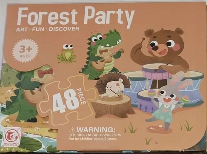 48PCS-Forest party Puzzle