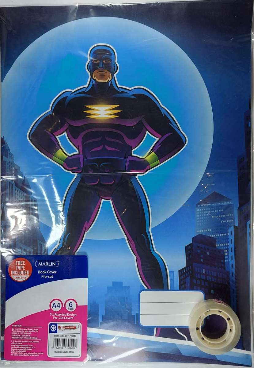 Pre-cut book covers(A4)6 pcs