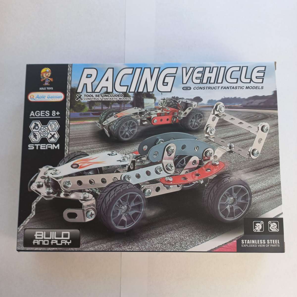 Metal Model Kit Racing Car