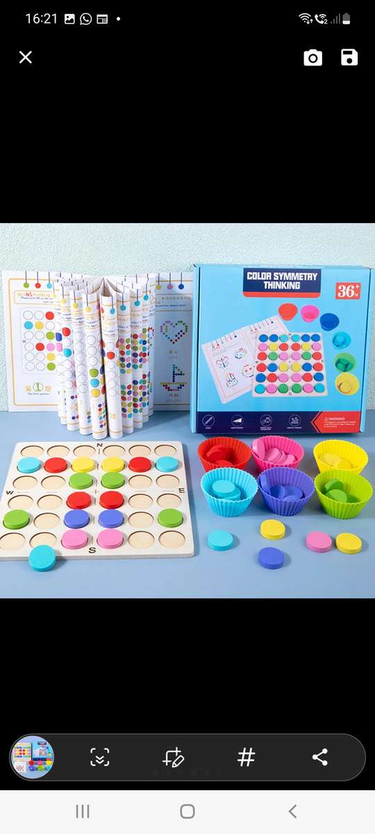 Colour symmetry Thinking Game