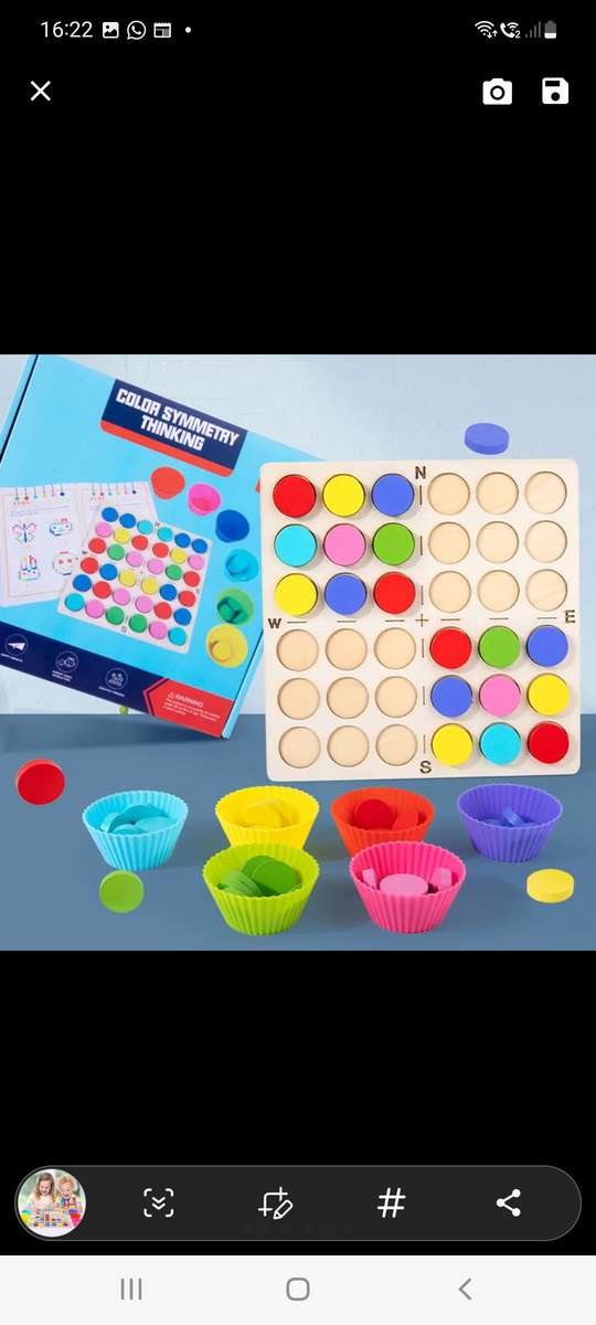 Colour symmetry Thinking Game