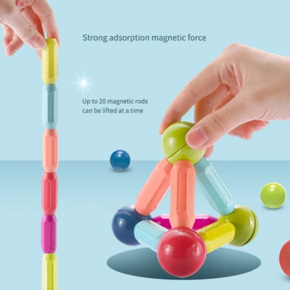 Magnetic Sticks 64 piece