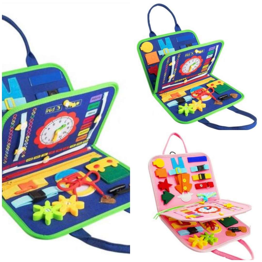 Toddler Montessori Busy Board Book