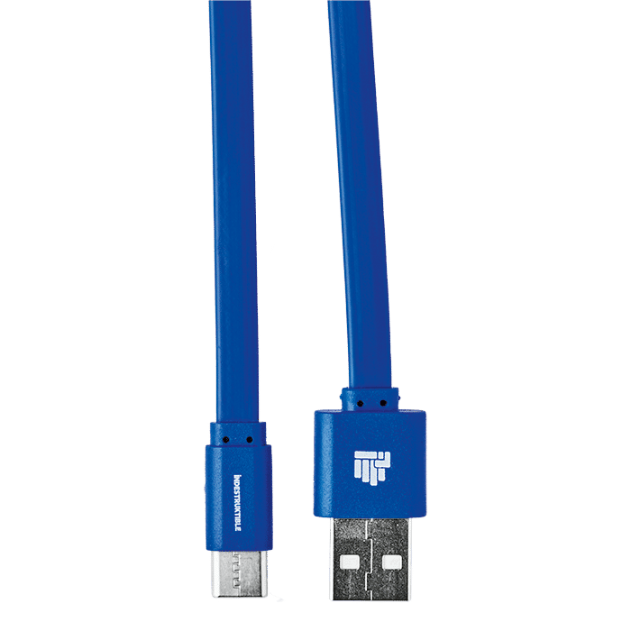 IND 1.2m Flat Type C Charger Cable