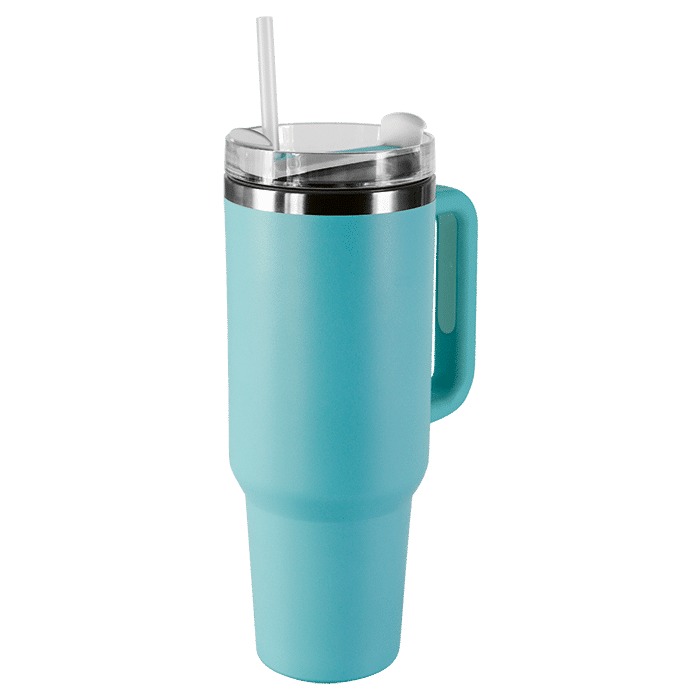 1.2L Double Walled Travel Mug with Straw