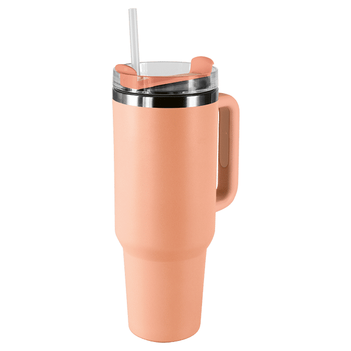 1.2L Double Walled Travel Mug with Straw
