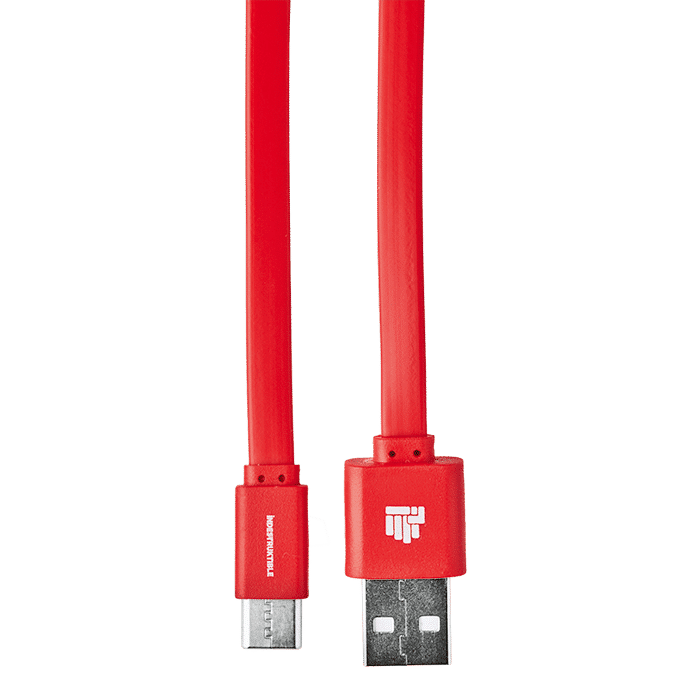 IND 1.2m Flat Type C Charger Cable