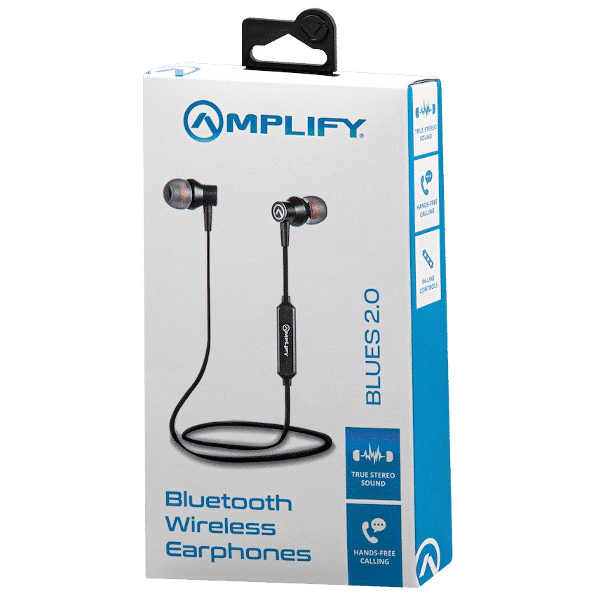 Amplify Blues 2.0 Bluetooth Earphones