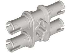 LEGO Black Technic, Pin Double with Axle Hole