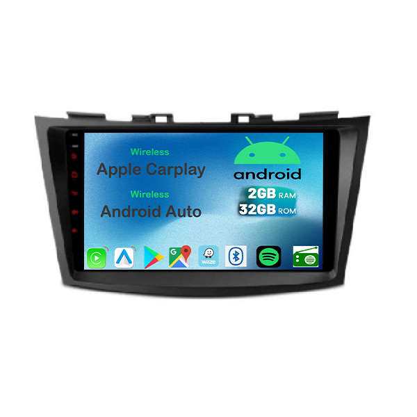 Suzuki Swift 2010 to 2015 GPS Android Navigation Bluetooth Radio With Carplay