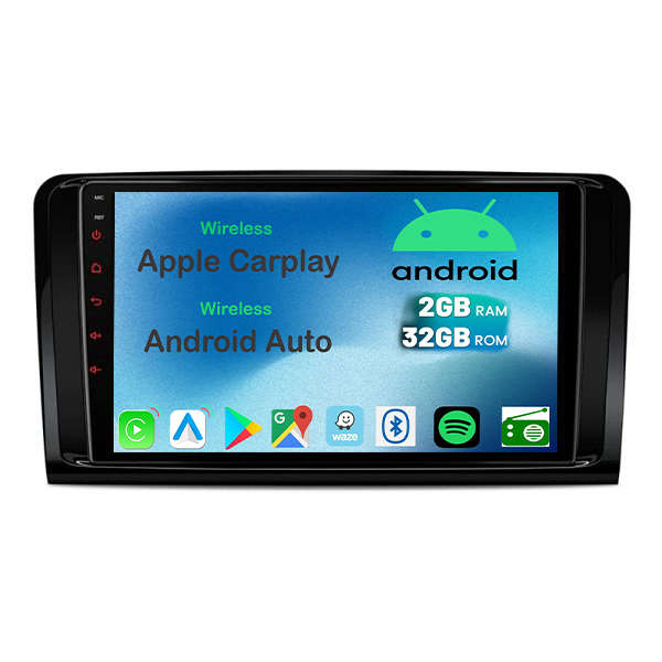 Mercedes Benz ML CLASS W164 2005 to 2012 Android GPS Navigation Radio with Carplay