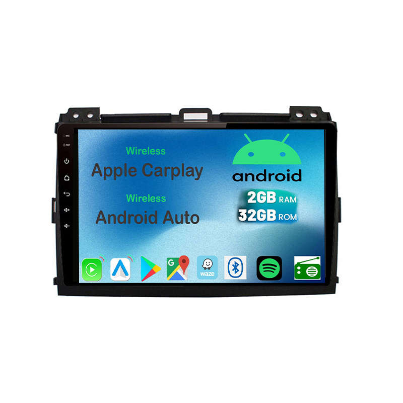 Toyota Prado 120 2003 to 2009 Android GPS Navigation Bluetooth Radio with Carplay