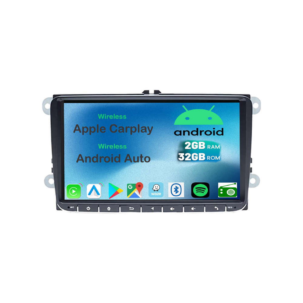 Volkswagen 9 inch VW Amarok Golf 5 6 Polo 6 Jetta 5 6 Caddy Transporter GPS Navigation Bluetooth ...