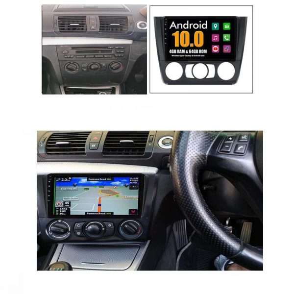 BMW 1 Series E81 E82 E87 E88 2004 to 2012 Android GPS Navigation Radio Unit With Carplay