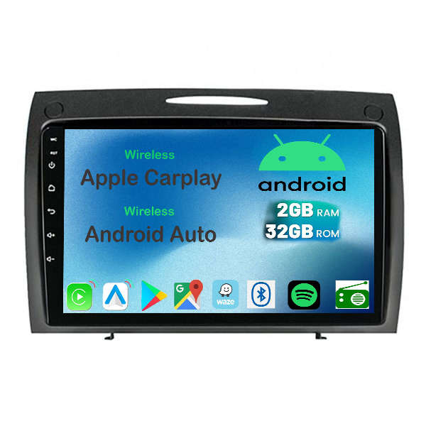 Mercedes Benz SLK Class SLK 200 R171 W171 android GPS Navigation Bluetooth Radio With Carplay