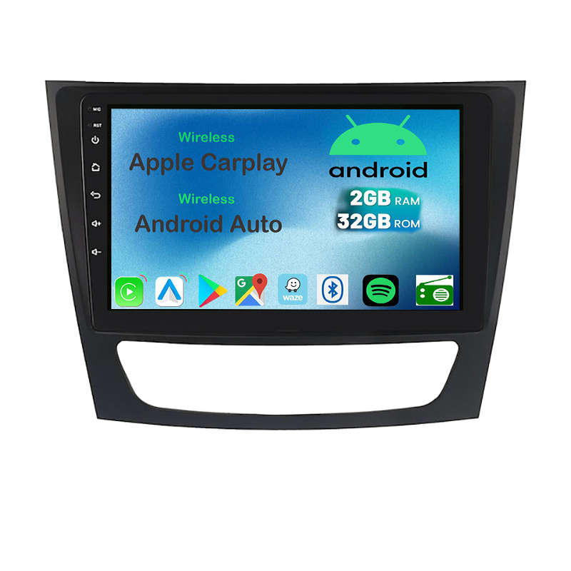 Mercedes Benz W211 E-Class 2002 to 2010 GPS Bluetooth Navigation Radio With Carplay