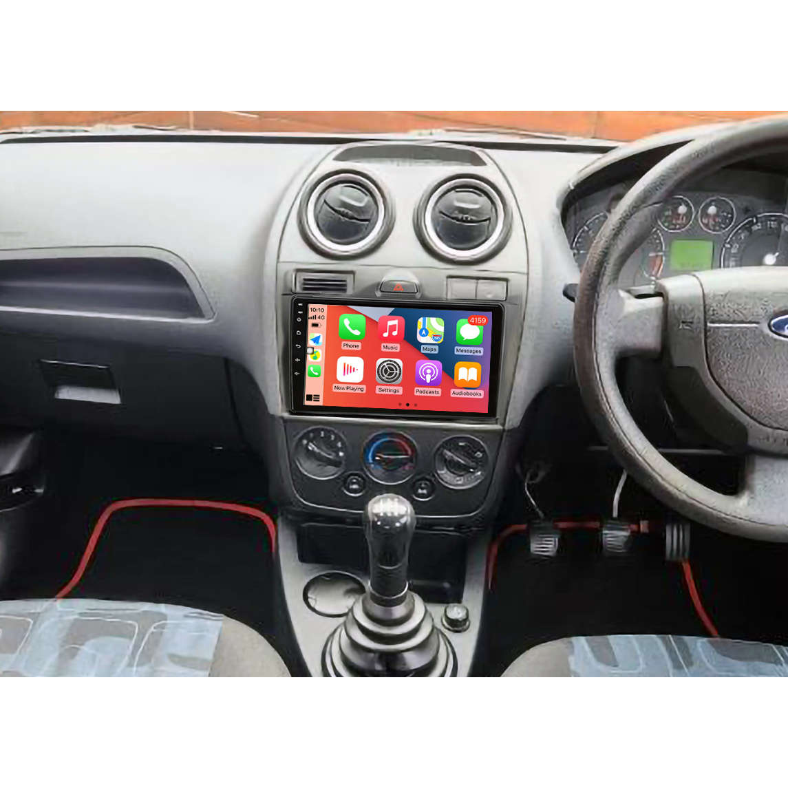 Ford Fiesta MK VI MK5 2006  2008 Android GPS Navigation Bluetooth Radio Unit with Carplay