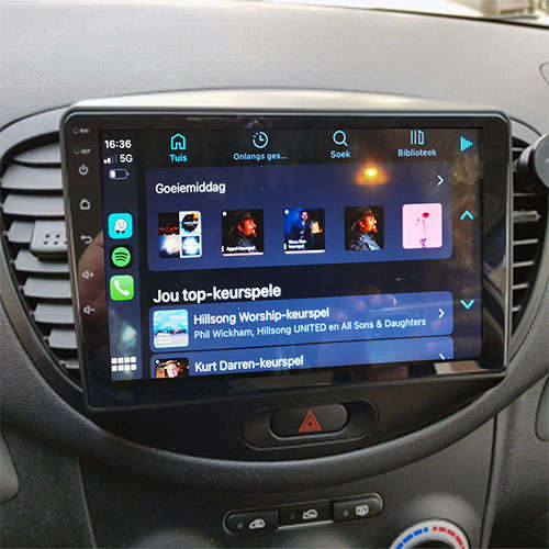 Hyundai i10 2008  2018 Android GPS Navigation Radio Unit with Carplay